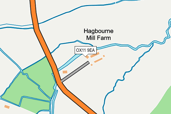 OX11 9EA map - OS OpenMap – Local (Ordnance Survey)