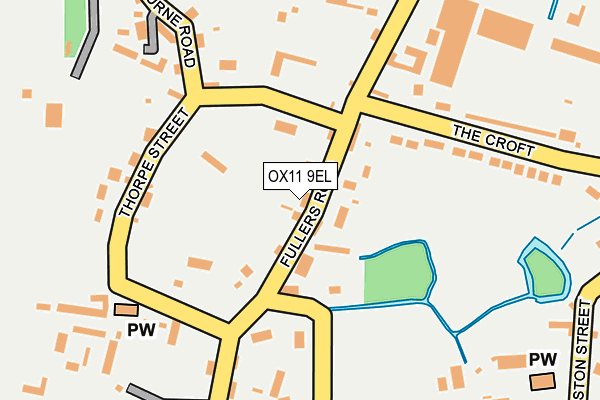 OX11 9EL map - OS OpenMap – Local (Ordnance Survey)