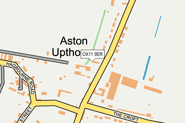 OX11 9ER map - OS OpenMap – Local (Ordnance Survey)