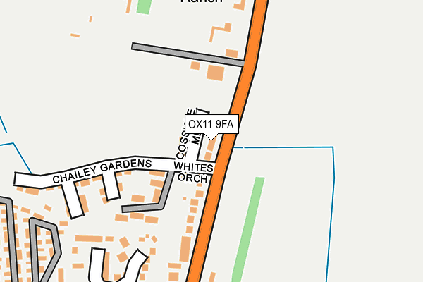 OX11 9FA map - OS OpenMap – Local (Ordnance Survey)