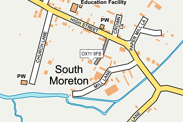 OX11 9FB map - OS OpenMap – Local (Ordnance Survey)