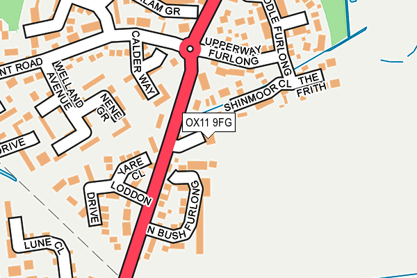 OX11 9FG map - OS OpenMap – Local (Ordnance Survey)