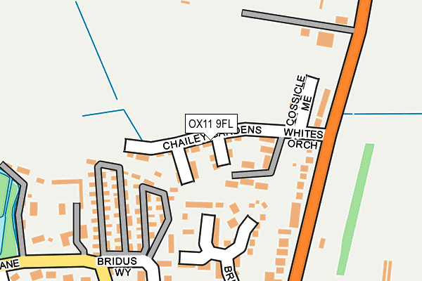 OX11 9FL map - OS OpenMap – Local (Ordnance Survey)