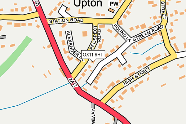 OX11 9HT map - OS OpenMap – Local (Ordnance Survey)