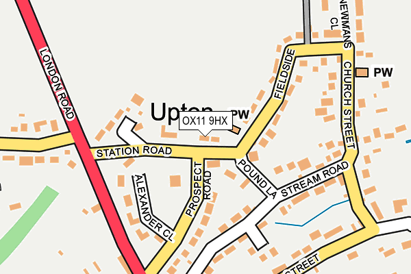 OX11 9HX map - OS OpenMap – Local (Ordnance Survey)