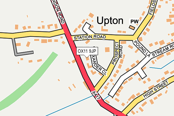 OX11 9JP map - OS OpenMap – Local (Ordnance Survey)