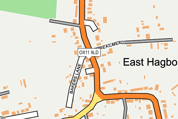 OX11 9LD map - OS OpenMap – Local (Ordnance Survey)