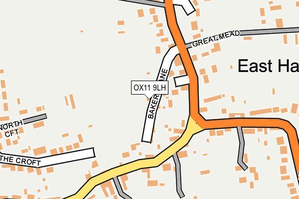 OX11 9LH map - OS OpenMap – Local (Ordnance Survey)