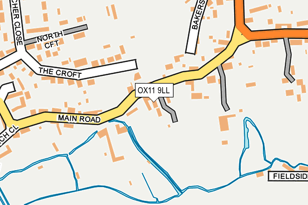 OX11 9LL map - OS OpenMap – Local (Ordnance Survey)