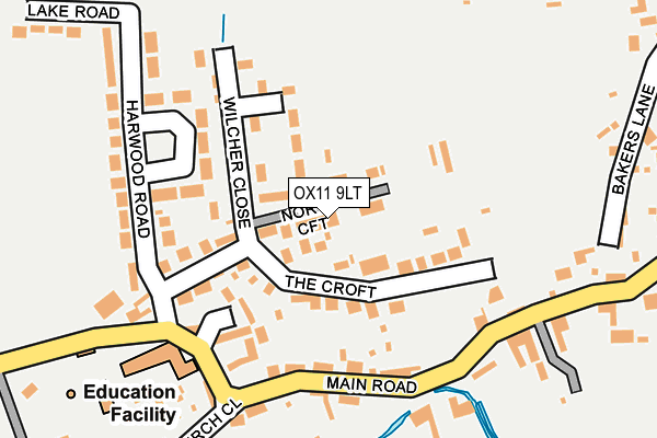 OX11 9LT map - OS OpenMap – Local (Ordnance Survey)