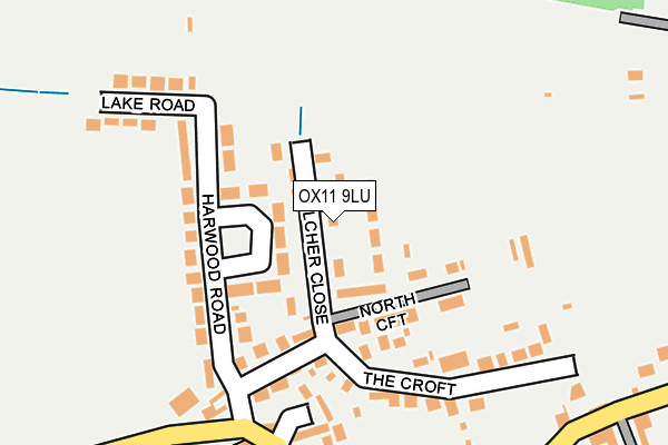 OX11 9LU map - OS OpenMap – Local (Ordnance Survey)