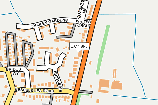 OX11 9NJ map - OS OpenMap – Local (Ordnance Survey)