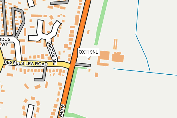 OX11 9NL map - OS OpenMap – Local (Ordnance Survey)