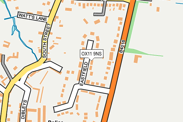 OX11 9NS map - OS OpenMap – Local (Ordnance Survey)