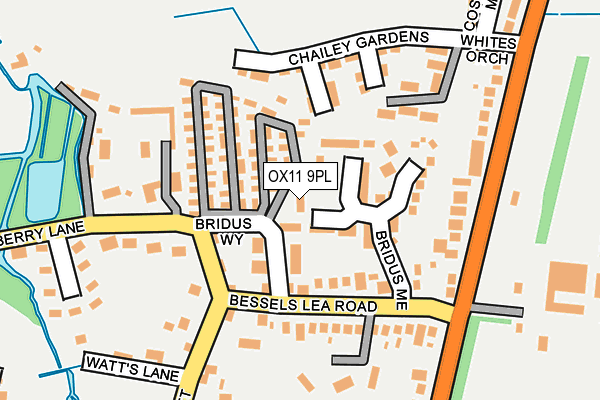 OX11 9PL map - OS OpenMap – Local (Ordnance Survey)