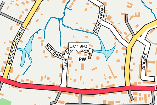 OX11 9PQ map - OS OpenMap – Local (Ordnance Survey)
