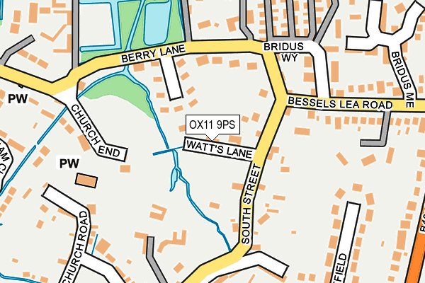 OX11 9PS map - OS OpenMap – Local (Ordnance Survey)