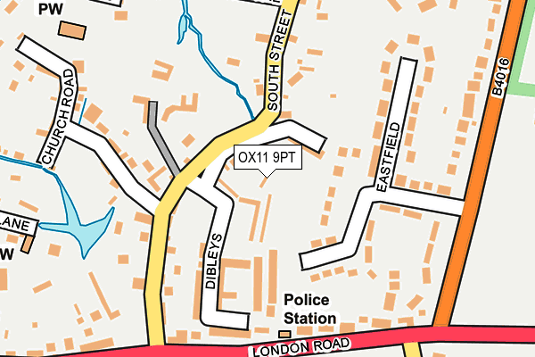 OX11 9PT map - OS OpenMap – Local (Ordnance Survey)