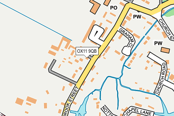 OX11 9QB map - OS OpenMap – Local (Ordnance Survey)