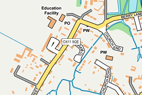 OX11 9QE map - OS OpenMap – Local (Ordnance Survey)
