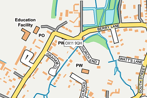 OX11 9QH map - OS OpenMap – Local (Ordnance Survey)