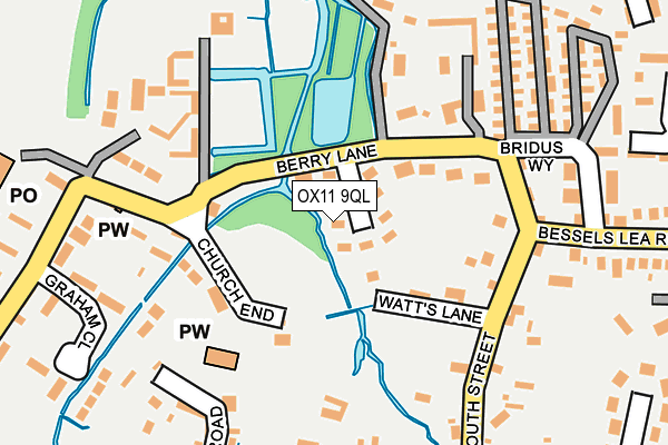 OX11 9QL map - OS OpenMap – Local (Ordnance Survey)