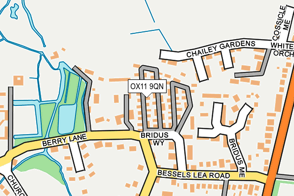 OX11 9QN map - OS OpenMap – Local (Ordnance Survey)