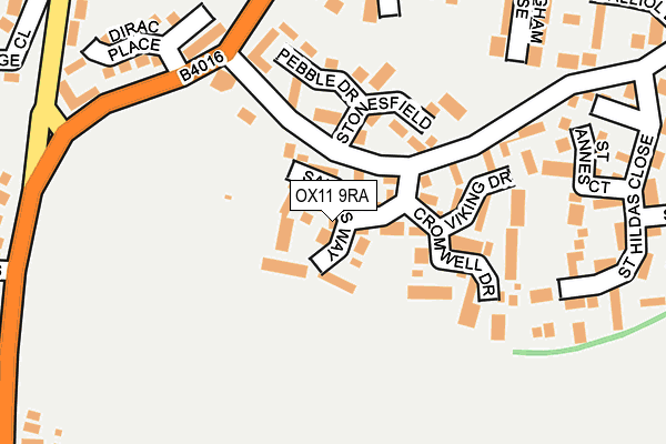 OX11 9RA map - OS OpenMap – Local (Ordnance Survey)