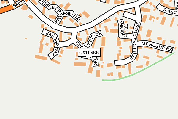 OX11 9RB map - OS OpenMap – Local (Ordnance Survey)