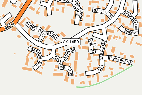 OX11 9RD map - OS OpenMap – Local (Ordnance Survey)