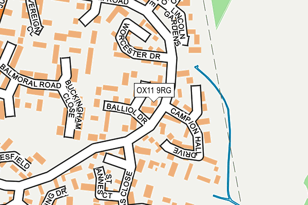OX11 9RG map - OS OpenMap – Local (Ordnance Survey)