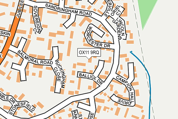 OX11 9RQ map - OS OpenMap – Local (Ordnance Survey)