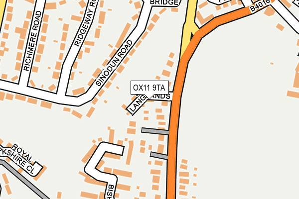 OX11 9TA map - OS OpenMap – Local (Ordnance Survey)