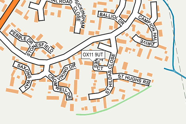 OX11 9UT map - OS OpenMap – Local (Ordnance Survey)
