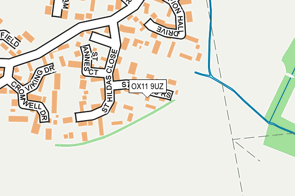 OX11 9UZ map - OS OpenMap – Local (Ordnance Survey)