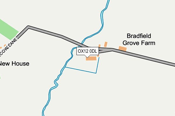 OX12 0DL map - OS OpenMap – Local (Ordnance Survey)