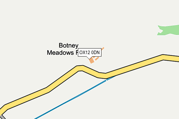 OX12 0DN map - OS OpenMap – Local (Ordnance Survey)