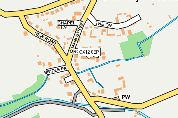 OX12 0EP map - OS OpenMap – Local (Ordnance Survey)