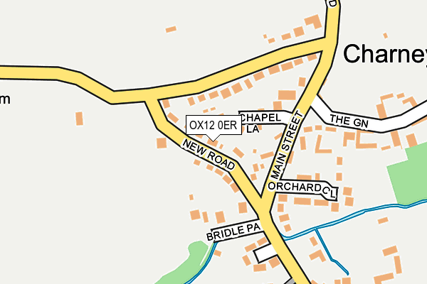 OX12 0ER map - OS OpenMap – Local (Ordnance Survey)