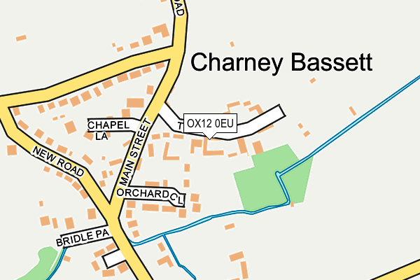 OX12 0EU map - OS OpenMap – Local (Ordnance Survey)