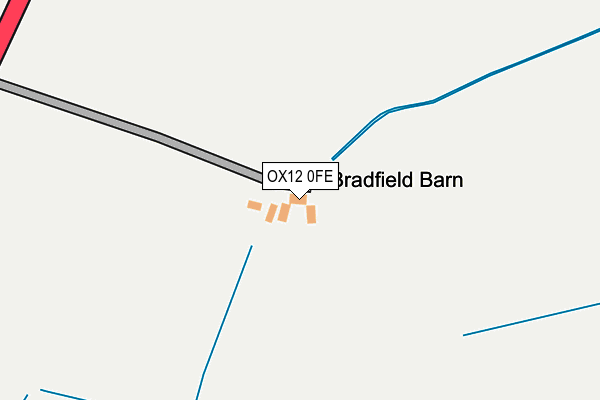 OX12 0FE map - OS OpenMap – Local (Ordnance Survey)