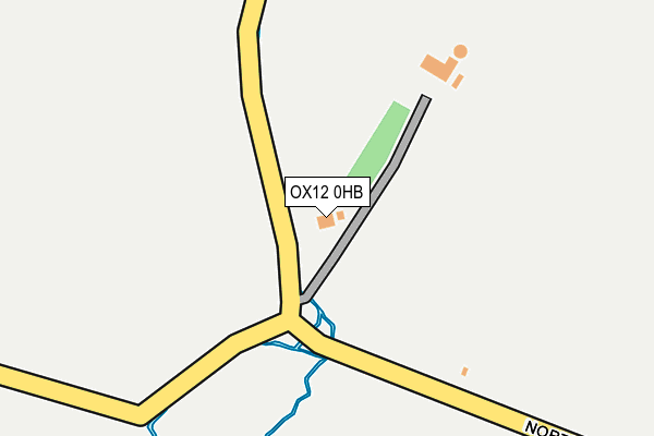 OX12 0HB map - OS OpenMap – Local (Ordnance Survey)