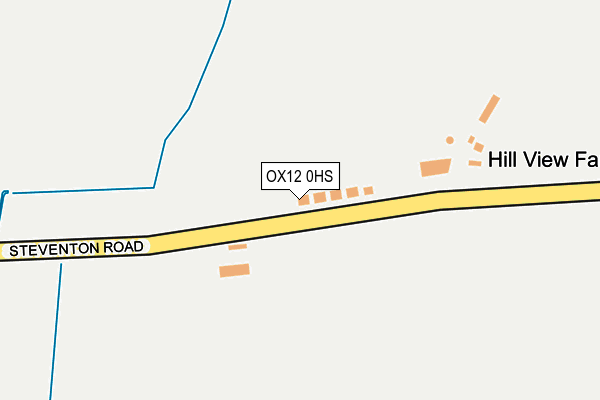 OX12 0HS map - OS OpenMap – Local (Ordnance Survey)