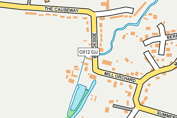 OX12 0JJ map - OS OpenMap – Local (Ordnance Survey)