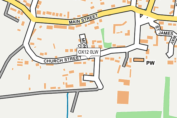 Map of HANNEY COMMUNITY PUB LTD at local scale