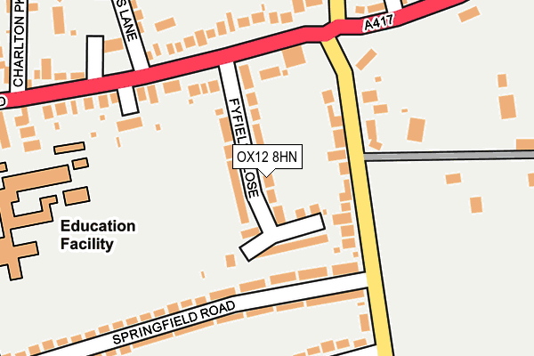 Map of BROWN CREATIVE LIMITED at local scale