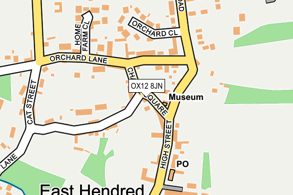 Map of HENDRED OAK LTD at local scale