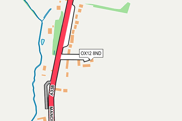 OX12 8ND map - OS OpenMap – Local (Ordnance Survey)