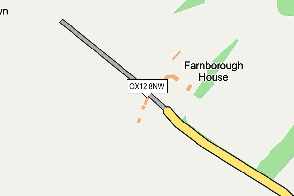 OX12 8NW map - OS OpenMap – Local (Ordnance Survey)