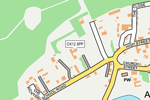 OX12 8PP map - OS OpenMap – Local (Ordnance Survey)